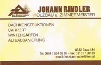 Rindler Johann  Holzbau